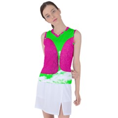 Two Hearts Women s Sleeveless Sports Top by essentialimage