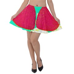 Two Hearts Velvet Skater Skirt