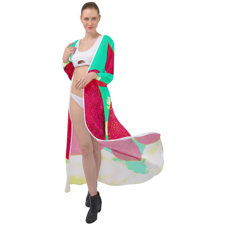 Two Hearts Maxi Chiffon Beach Wrap