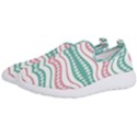 Waving Lines Vivid Pattern Men s Slip On Sneakers View2