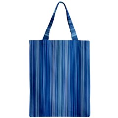 Ambient 1 In Blue Zipper Classic Tote Bag