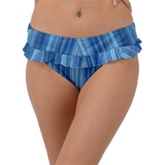 Ambient 1 In Blue Frill Bikini Bottom