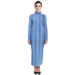 Ambient 1 In Blue Turtleneck Maxi Dress