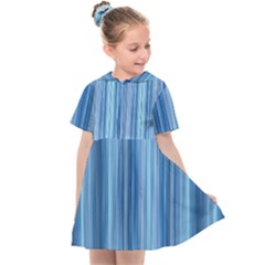 Ambient 1 In Blue Kids  Sailor Dress