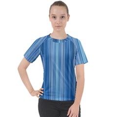 Ambient 1 In Blue Women s Sport Raglan Tee