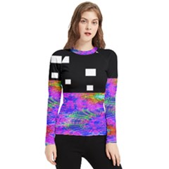 Fractal Flower Women s Long Sleeve Rash Guard