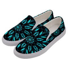 Digital Handdraw Floral Men s Canvas Slip Ons by Sparkle