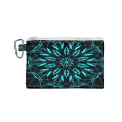 Digital Handdraw Floral Canvas Cosmetic Bag (small) by Sparkle