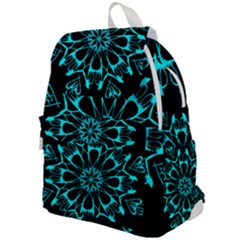 Digital Handdraw Floral Top Flap Backpack by Sparkle