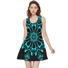 Digital Handdraw Floral Inside Out Reversible Sleeveless Dress