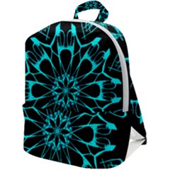 Digital Handdraw Floral Zip Up Backpack by Sparkle