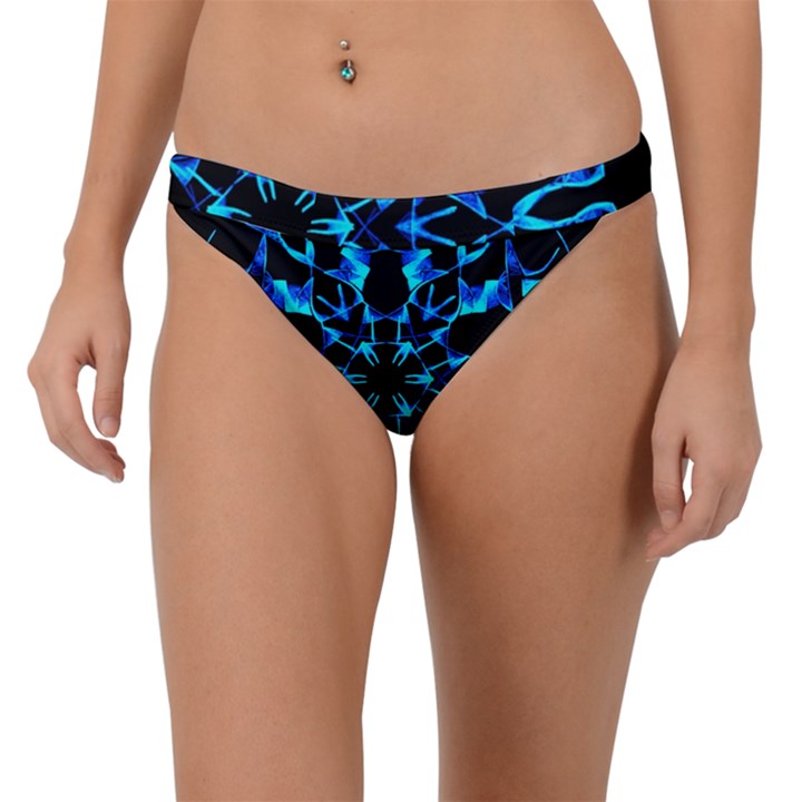 Digital Handdraw Floral Band Bikini Bottom