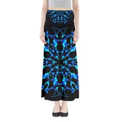 Digital Handdraw Floral Full Length Maxi Skirt by Sparkle