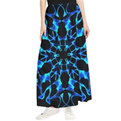 Digital Handdraw Floral Maxi Chiffon Skirt