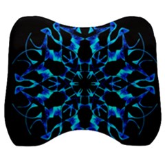 Digital Handdraw Floral Velour Head Support Cushion by Sparkle