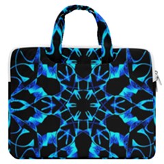 Digital Handdraw Floral Macbook Pro Double Pocket Laptop Bag