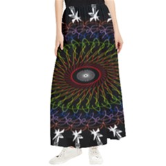 Digital Handdraw Floral Maxi Chiffon Skirt