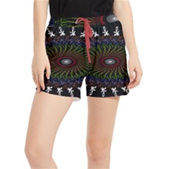 Digital Handdraw Floral Runner Shorts