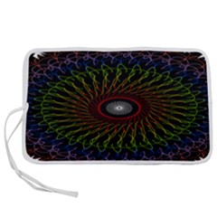 Digital Handdraw Floral Pen Storage Case (l)