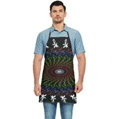 Digital Handdraw Floral Kitchen Apron