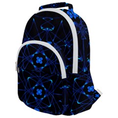 Digital Handdraw Floral Rounded Multi Pocket Backpack