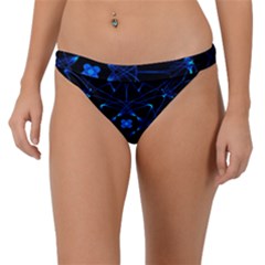 Digital Handdraw Floral Band Bikini Bottom by Sparkle