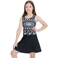 Digital Handdraw Floral Kids  Lightweight Sleeveless Dress