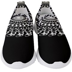 Digital Handdraw Floral Kids  Slip On Sneakers by Sparkle