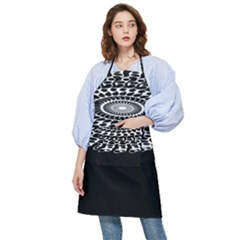 Digital Handdraw Floral Pocket Apron