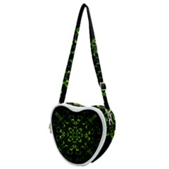 Digital Handdraw Floral Heart Shoulder Bag