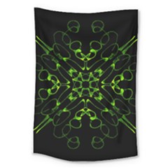 Digital Handdraw Floral Large Tapestry