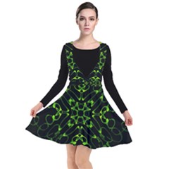 Digital Handdraw Floral Plunge Pinafore Dress by Sparkle