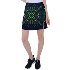 Digital Handdraw Floral Tennis Skirt by Sparkle