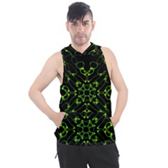 Digital Handdraw Floral Men s Sleeveless Hoodie by Sparkle