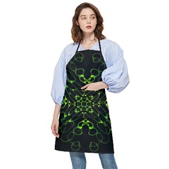 Digital Handdraw Floral Pocket Apron by Sparkle