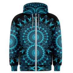 Digital Handdraw Floral Men s Zipper Hoodie by Sparkle