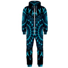 Digital Handdraw Floral Hooded Jumpsuit (men)  by Sparkle