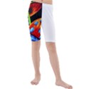 Mushroom Painting  Kids  Mid Length Swim Shorts View1