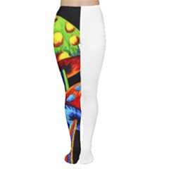 Mushroom Painting  Tights by AstralArtistV