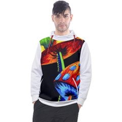 Mushroom Painting  Men s Pullover Hoodie by AstralArtistV