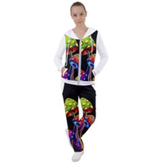 Mushroom Painting  Women s Tracksuit by AstralArtistV