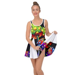 Mushroom Painting  Inside Out Casual Dress