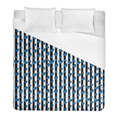 Blue Hearts Duvet Cover (full/ Double Size) by designsbymallika