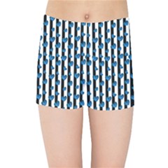 Blue Hearts Kids  Sports Shorts by designsbymallika