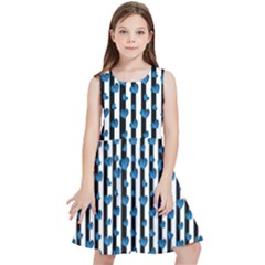 Blue Hearts Kids  Skater Dress