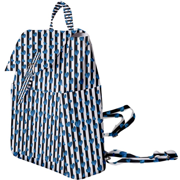 Blue Hearts Buckle Everyday Backpack