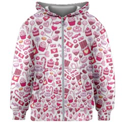 Chocolates And Love Kids  Zipper Hoodie Without Drawstring by designsbymallika