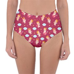 Cupid Love Reversible High-waist Bikini Bottoms by designsbymallika