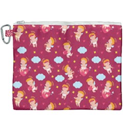 Cupid Love Canvas Cosmetic Bag (xxxl) by designsbymallika