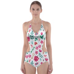 Fallen In Love Cut-out One Piece Swimsuit by designsbymallika